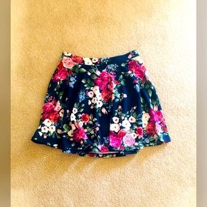 Floral circle skirt
